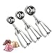 Cookie Scoop Set(Small Large Medium) Melon Baller Scoop for Baking,Meatball,Melon,Muffin,Ice Cream Scooper-Heavy Duty Stainless Steel
