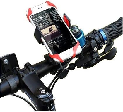 FAIR EAGLE Bike and Motorcycle Mount with 3pcs Silicon Bands, Easy Use Universal cell phone Bike Mount