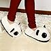 Holidayli Novelty Lovable Panda Household Spring Soft Plush Antiskid Indoor Home Slippers