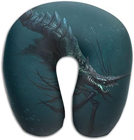 Comfortable Travel Pillow, Master Neck Pillow, A Alien Sea Creature Memory Foam Pillow For Travel, Home, Neck Pain