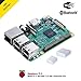 Raspberry Pi 3 Model B Kit with Black Case, Power Supply, Heatsink