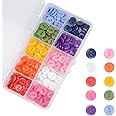 OELFFOW Round Sewing Buttons (10mm) - 10 Color Resin Buttons for Children Sweater, Shirt, DIY Craft - Clothing Fasteners for 
