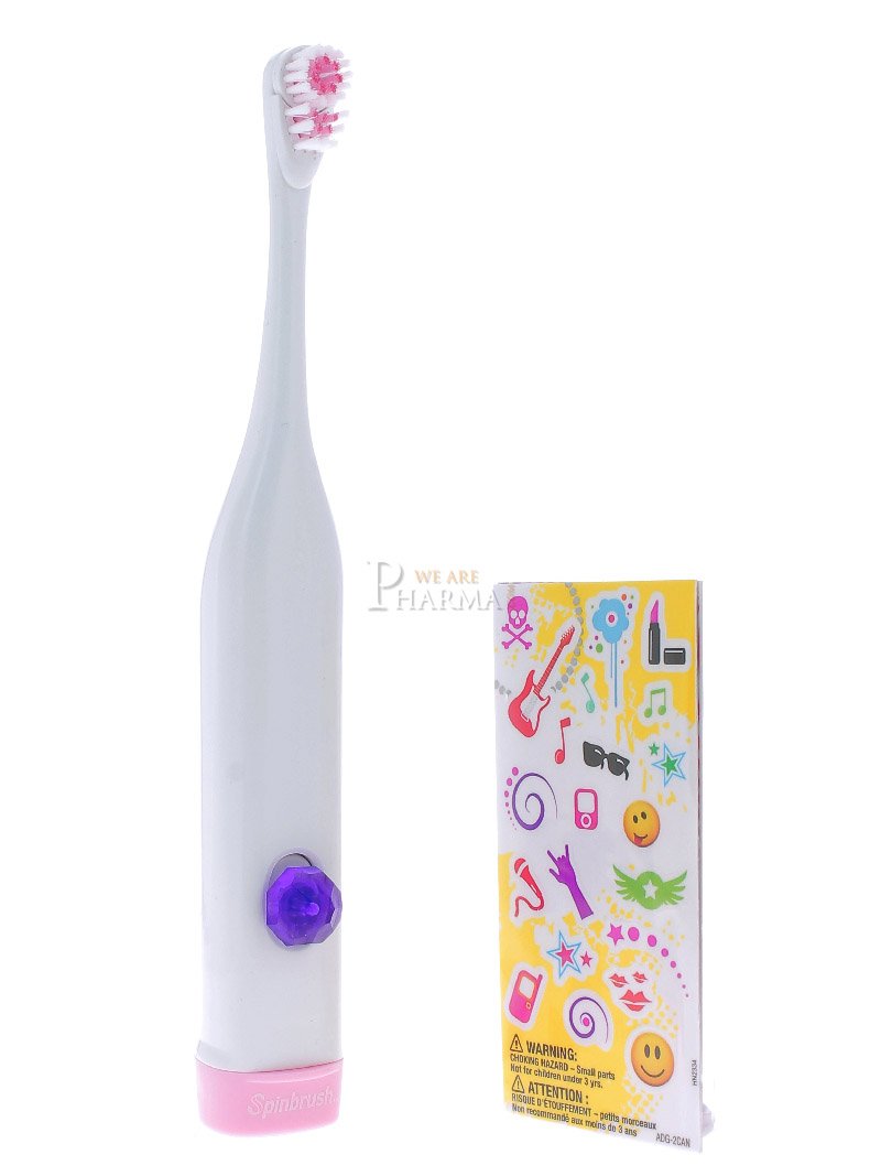 Estiloss Com Brosse A Dents Electrique Enfant Fille Spinbrush Bebe Puericulture Brosses A Dents