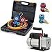 ARKSEN© Vacuum Pump (3CFM) 1/3HP Manifold Gauge w/Carrying Case Refrigeration for R134A