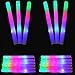 100Pcs LED Foam Sticks Multicolor Glow Batons for Weddings Partys Raves Festivals Birthdays, Children Toy with 3 Modes Lighting (100 pack)