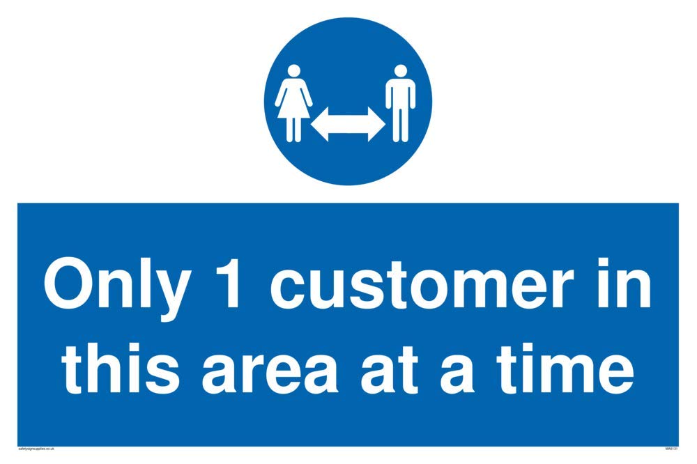 Only 1 customer in this area at a time