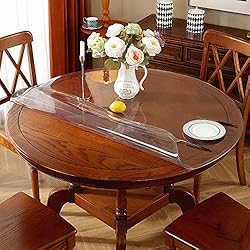 OstepDecor Clear Round Table Protector 30 Inch 2mm