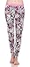 Marvel Black Widow Prey Pink and White Womens Lounge Set (Large)