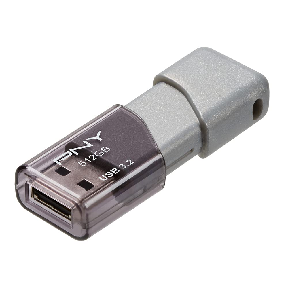 Photo 1 of  Turbo Attache 3 USB 3.2 Flash Drive 100MB/s, Silver (Pack of 1)