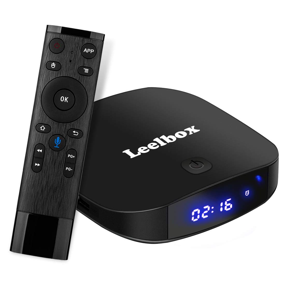 [2018 Edition] Leelbox Q2 pro Android 7.1 TV Box 2GB+16GB Dual-WIFI 2.4GHz/5GHz with BT 4.0 Supporting 4K (60Hz) Full HD Smart TV Box