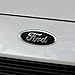 2013-2016 Ford Fusion Emblem Inserts Decals (Glossy Black)