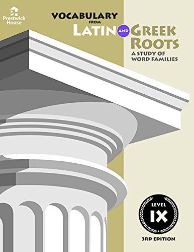Amazon.com: Vocabulary from Latin and Greek Roots: Level XII