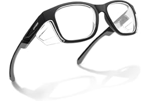 UKNOW Safety Glasses - Anti Fog Lenses - Eye Protection with Side Shields - ANSI Z87.1 Protective Eyewear - UV Protection