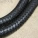Ardour Crafts WP-118 Plait Genuine Leather Bull Whip Heavy Duty Bullwhip, Black