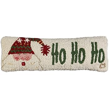 Amazon Com Chandler 4 Corners Soft Hand Hooked Ho Ho Ho Christmas