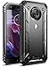 Moto X4 Rugged Case, Poetic Revolution [360 Degree Protection] Full-Body Rugged Heavy Duty Case with Built-in-Screen Protector for Motorola Moto X4 Black