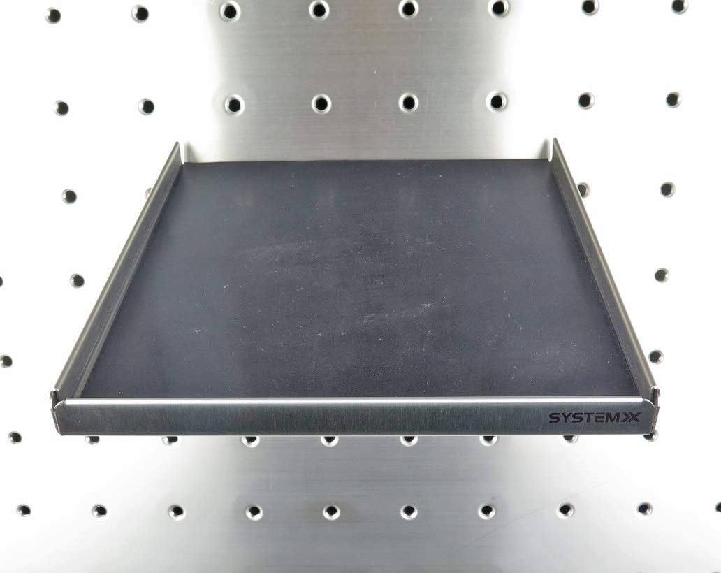 System X SVS 245 Stainless Steel Angled Shelf, 10 Inches by 8 Inches - - 