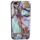 iPhone7 Plus Case, OMORRO New Fashion Splicing Geometric Joint Marble Rock Stratum Stone Section Texture Print Ultrathin Anti-Scratch Protect Cover Case Skin For Apple iPhone 7Plus Red