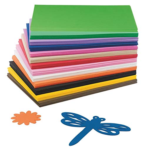 S&S Worldwide AX822 EVA Foam Sheet Assortment (Pack of 78)