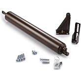 Ideal Security Model 1730 Heavy Duty Pneumatic Screen and Storm Door Closer Replacement, 10.5" L x 1.5" W x 1.5" H, Adjustable Speed, Smooth Closing for Heavy Doors, Easy Install, Brown