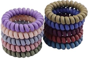UMIXGENE Multipack Spiral Wrist Coil Keychains – Stretchy Wristband Key Ring for Sauna, Gym, Pool & Outdoor Use (Natural Colors)
