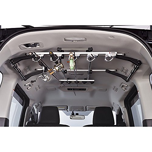 INNO IF6 Dual Hold Internal Overhead Fishing Rod Rack - Holds 5 Rods (Chrome) - Thumbnail 4