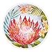 Melamine Dinnerware Tropical Design Set of 18 Pieces (Blue)