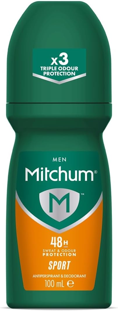 Mitchum Men Sport 48HR Roll-On Antiperspirant Deodorant 100ml