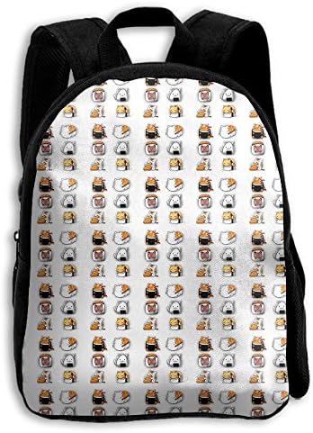 Boys Girls Sushi Cats Cute Magical Popular Printing Toddler Pre School Backpack Bags Lightweight