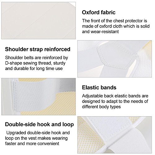 image for Vbestlife Taekwondo Chest Protector,Unisex Adult Child Student Martial