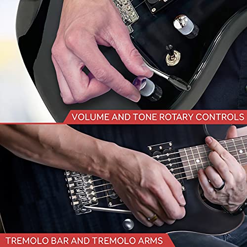 Pyle Beginner Electric Guitar Kit w/ Amp, Full Size Instrument w