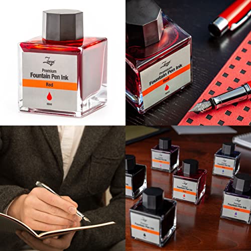 ZenZoi Fountain Pen Ink Bottle 50ml Premium Designed Bottled Ink for