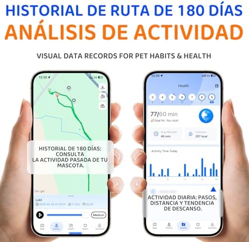 Cães com coleira GPS, rastreamento ao vivo por satélite 4G, múltiplos alertas inteligentes, monitor de atividade totalmente à prova d'água para cães e gatos, alcance ilimitado, assinatura necessária