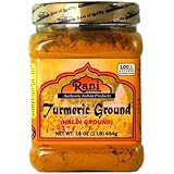 Rani Turmeric (Haldi) Root Powder Spice, (High Curcumin Content) 16oz (454g) 1lb ~ All Natural | 100% Pure, Salt Free | Vegan