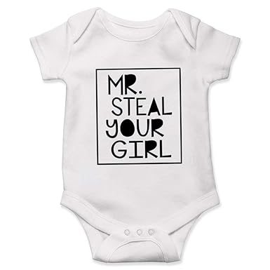 Amazon Com Mr Steal Your Girl Baby Boy Funny Gift Valentine S