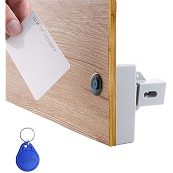 electronic rfid cabinet hidden lock drawer kit entry door wristband digital diy keyless keypad locker card password amazon knob touch