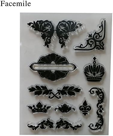 Clear Transparent Stamp DIY Scrapbooking/Card Making/Christmas Decoration Supplies K0160 (9.Crown)
