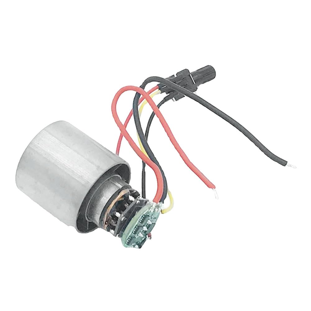 Qarmijaer Mini Brushless Motor DC 7-24V 100000RPM High Speed CNC Aluminum Alloy Impeller Ducted Fan Stepless Speed Regulation Easy Install Easy to Use