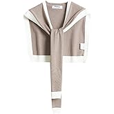Knitted Shawl Wraps for Women Knotted Cardigan Trendy Shoulder Tops Soft Sweater Y2k Cover Up Cape Fashion Shawl Wrap 2026