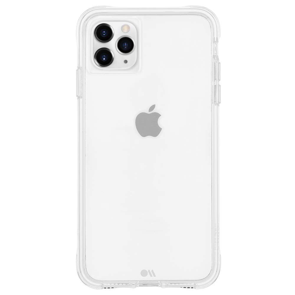 Case-Mate - Tough Clear - Protective Slim Case Cover for iPhone 11 Pro Compatible with Wireless Charging - Clear