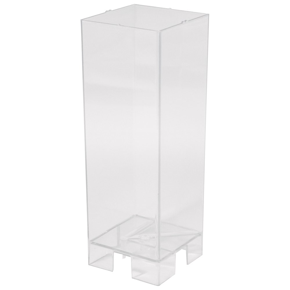 Rayher Square Candle Mould and Wick for Candle Making, Reusable Casting Mould for DIY Candle, Height 16cm, Square Shape 6x6cm, 3118200