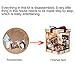 Gazelle Trading Wooden Handicraft DIY Dollhouse The Tin Box Theatre Series Miniature Project Kits