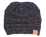 Funky Junque Confetti Knit Beanie - Thick Soft Warm Winter Hat - Unisex