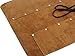 12 Pocket Suede Leather Tool Roll for Woodcarving Knives and Other Smaller Tools-L8