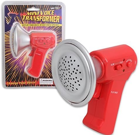 AWW!® Multiple Voice Effect Voice Amplifying Mini Voice Transformer Recorder Toy