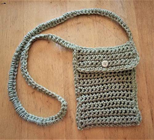 crochet cell phone bag