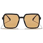 mincl Oversized Square Sunglasses Women Vintage Big Frame Women Sun Glasses Fashion Shades For Women/Men UV400