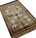 Muslim Prayer Rug - Lux Plush Velvet Janamaz Islamic Namaz Seccade Turkish Prayer Mat Carpet 27 x 43 FREE CAP (Mink)