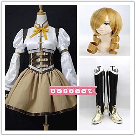 Amazon Coscool 魔法少女まどか マギカ 巴マミ コスプレ衣装 ウィッグ 靴 変装 仮装 コスプレ 仮装 通販 Amazon Coscool 魔法少女まどか マギカ 巴マミ コスプレ衣装 ウィッグ 靴 変装 仮装 コスプレ 仮装 通販
