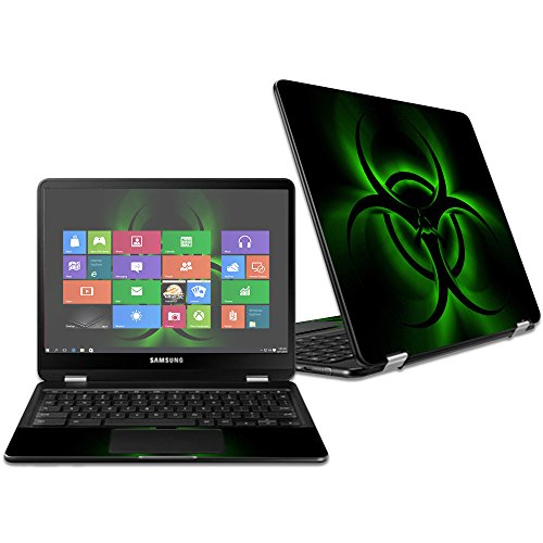 MightySkins Skin for Samsung Chromebook Pro 12.3" - Bio Glare | Protective, Durable, and Unique Vinyl Decal wrap Cover | Easy to Apply, Remove, and Change Styles | Made in The USA - Thumbnail 4
